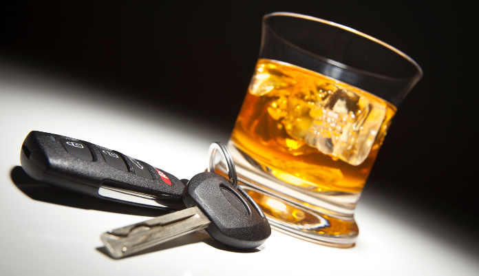 dui keys and liquor